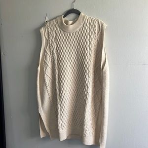 H&M long sweater vest